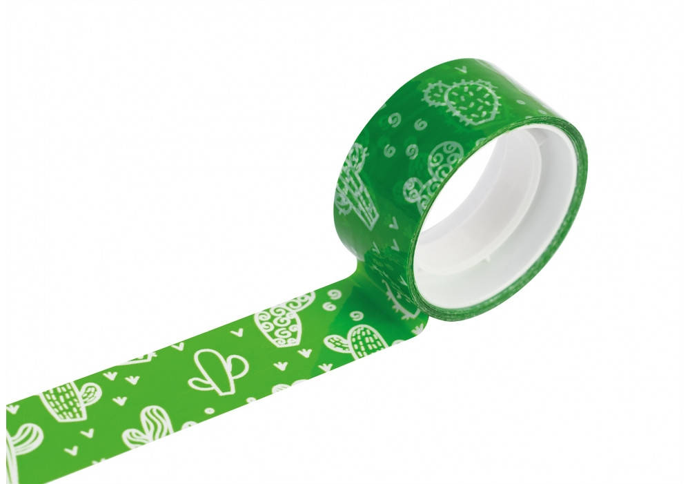 

Лента декоративная с печатью "Кактусы", ширина 18 мм, длина 5 м