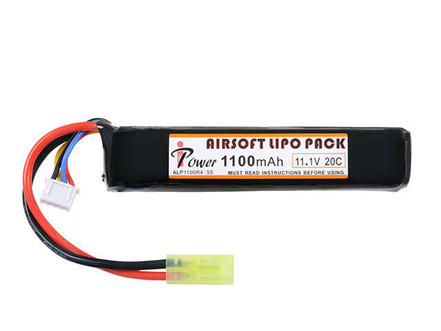 

Аккумулятор Li-Po 1100mAh 11,1V 20C [IPower] (для страйкбола)