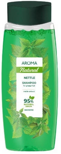 

Шампунь Aroma 400мл для жирного волосся з кропивою