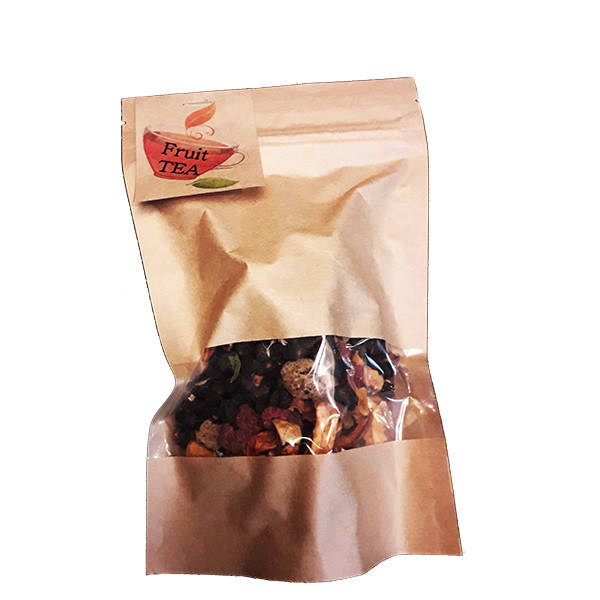

Фруктовый чай в крафтовом пакете 80 г