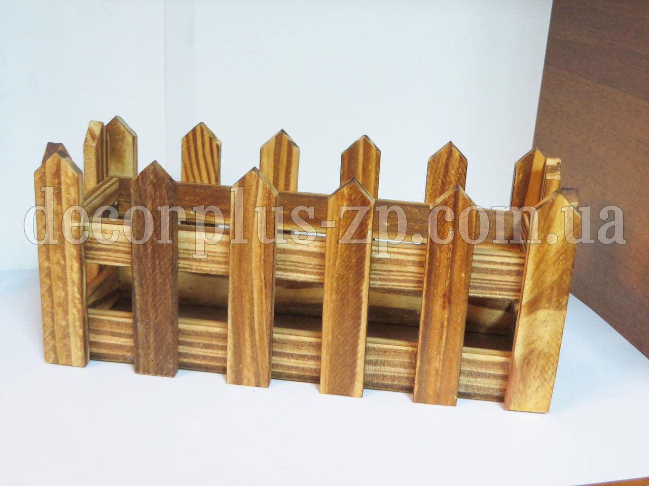 

Кашпо-заборчик , коричневый, 21,5*7см