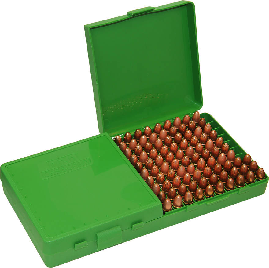 

MTM P200-9-10 Коробка для патронов 9 мм Luger, 380 ACP, 9mm Makarov 9мм зеленая, Зелёный