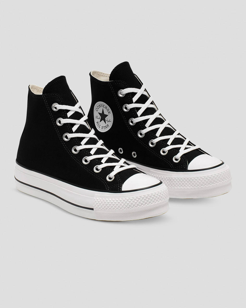 

Женские Converse Chuck Taylor All Star Canvas Lift High Top Black 37, Черный