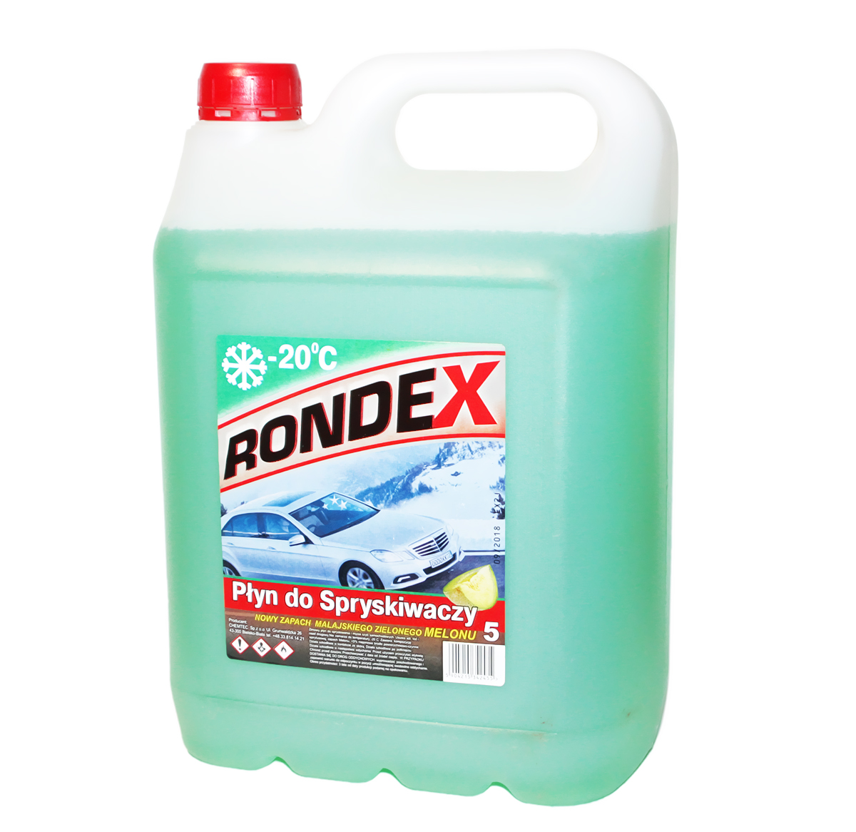 

Жидкость в бачок омывателя RONDEX -20C 5л 181293