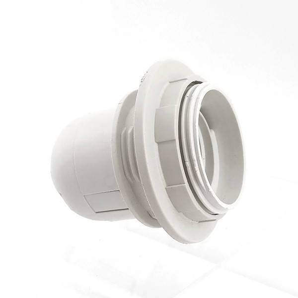 

Патрон ABaTap Е27 с юбкой пластиковый стопорное кольцо