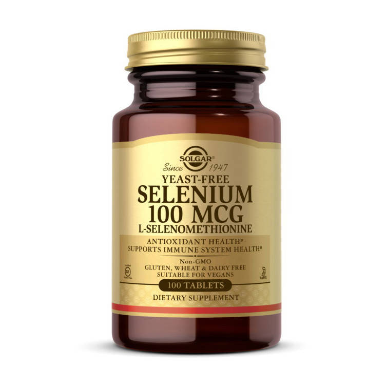 

Селен (как L-селенометионин) Solgar Selenium 100 mcg (100 tab)