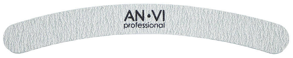 

Пилочка для ногтей ANVI Professional серая банан 180/240 (9586Gu)