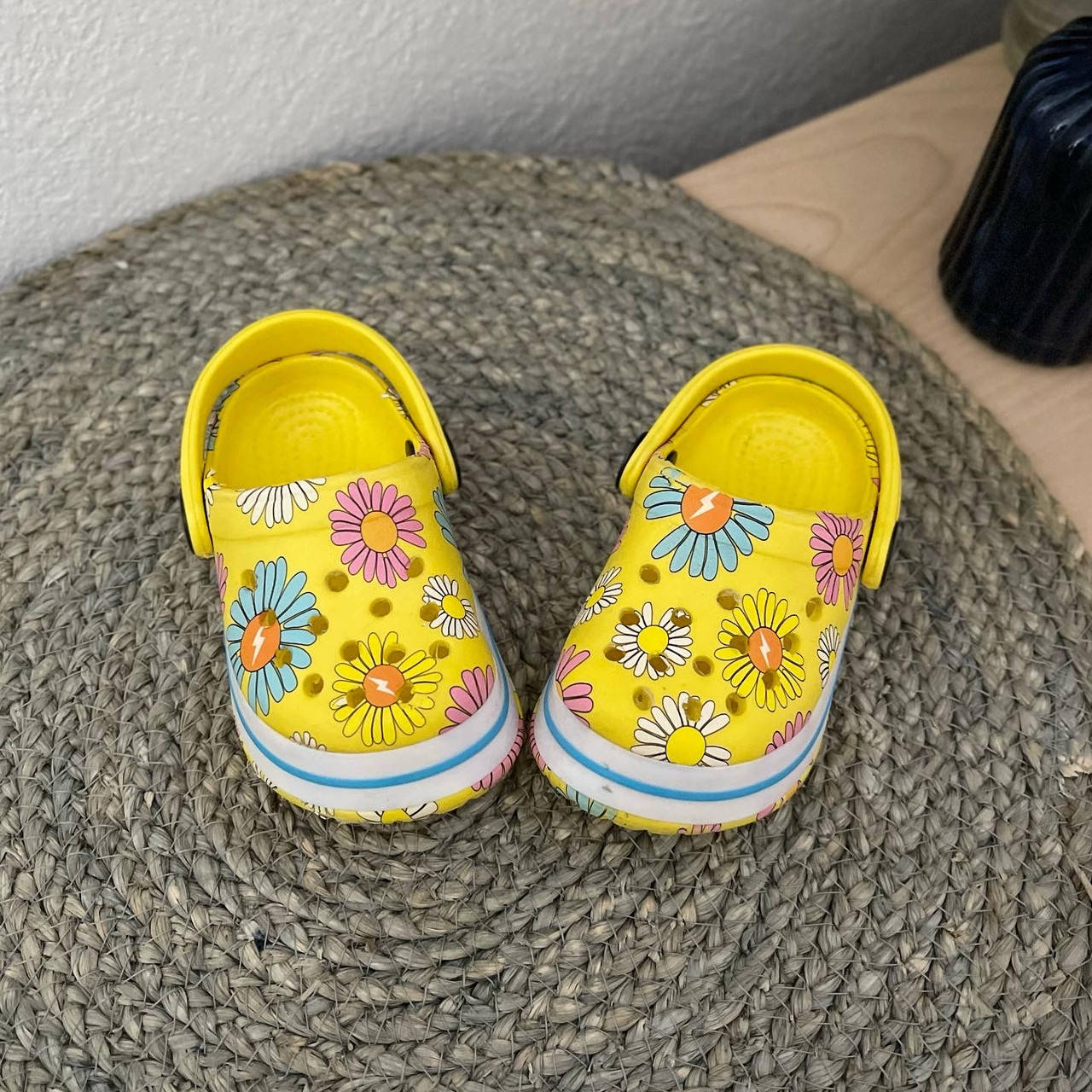 

Крокси сабо тапочки пенка кроксы размер 18/19 - 11 см, Желтый