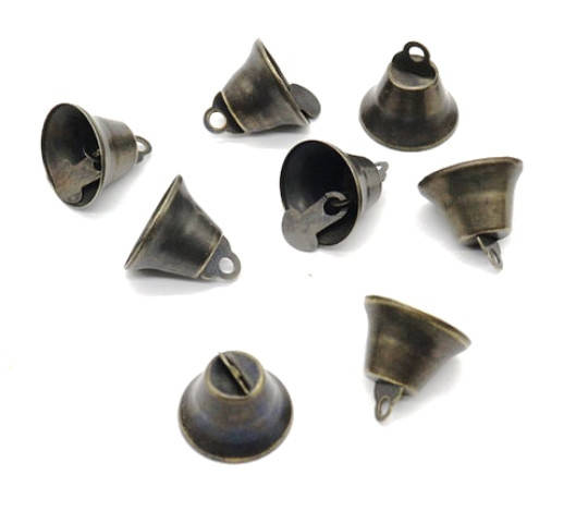 

Декоративный колокольчик 15мм, цвет стара латунь, Сиреневый