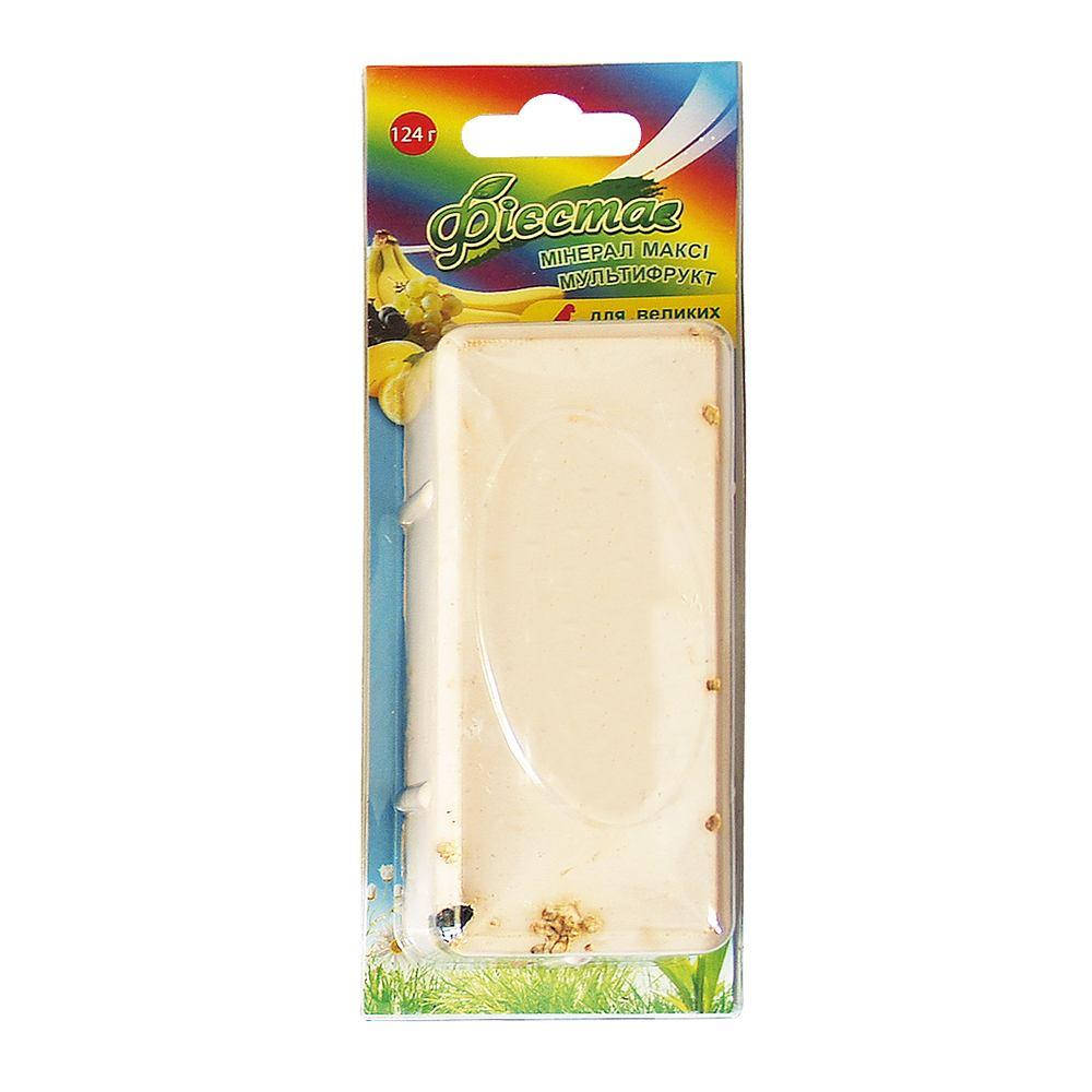 

Мінерал МАКСІ для птахів "Мультифрукт" Фієста 124г