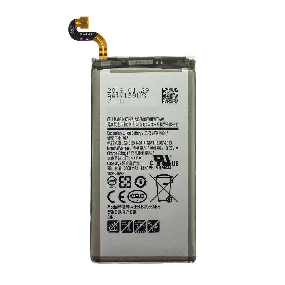 

Аккумулятор AAAA-Class Samsung G955A Galaxy S8 Plus / EB-BG955ABE