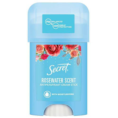 

Кремовый антиперспирант Secret Rosewater 40 ml