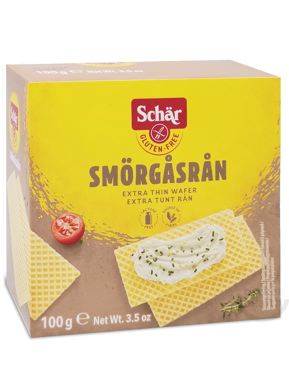 

Вафли без глютена бутербродные "Smorgasran" Dr. Schar 100 г