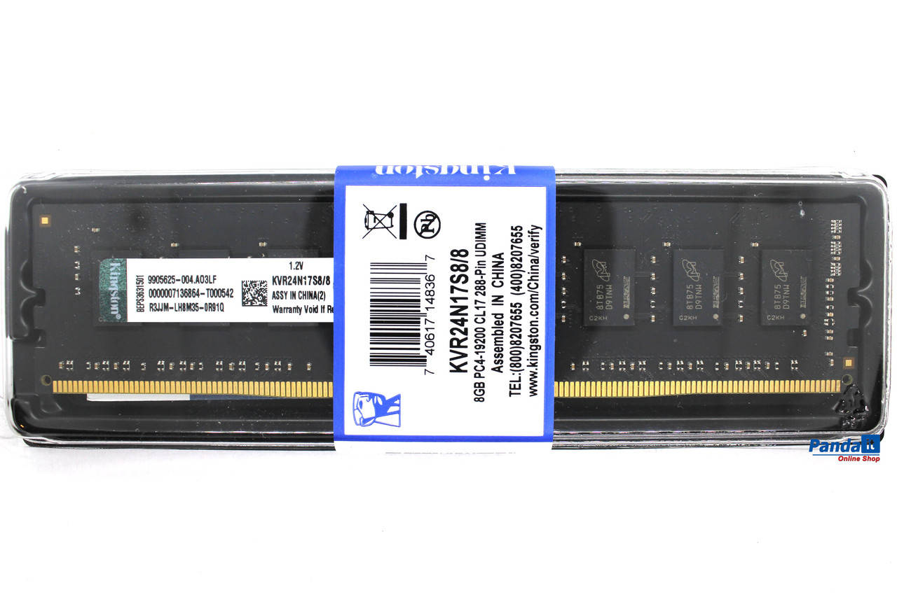 

Оперативная память Kingston DDR4-2400 8192MB PC4-19200 (KVR24N17S8/8)