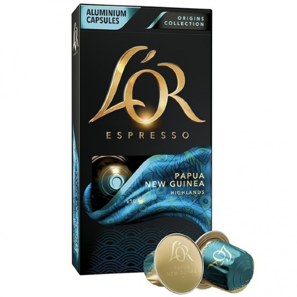 

Nespresso капсулы L'OR Espresso Papua New Guinea 7 Неспрессо 10 шт Франция