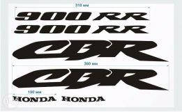 

Виниловая наклейка - HONDA CBR 900 RR, Белый