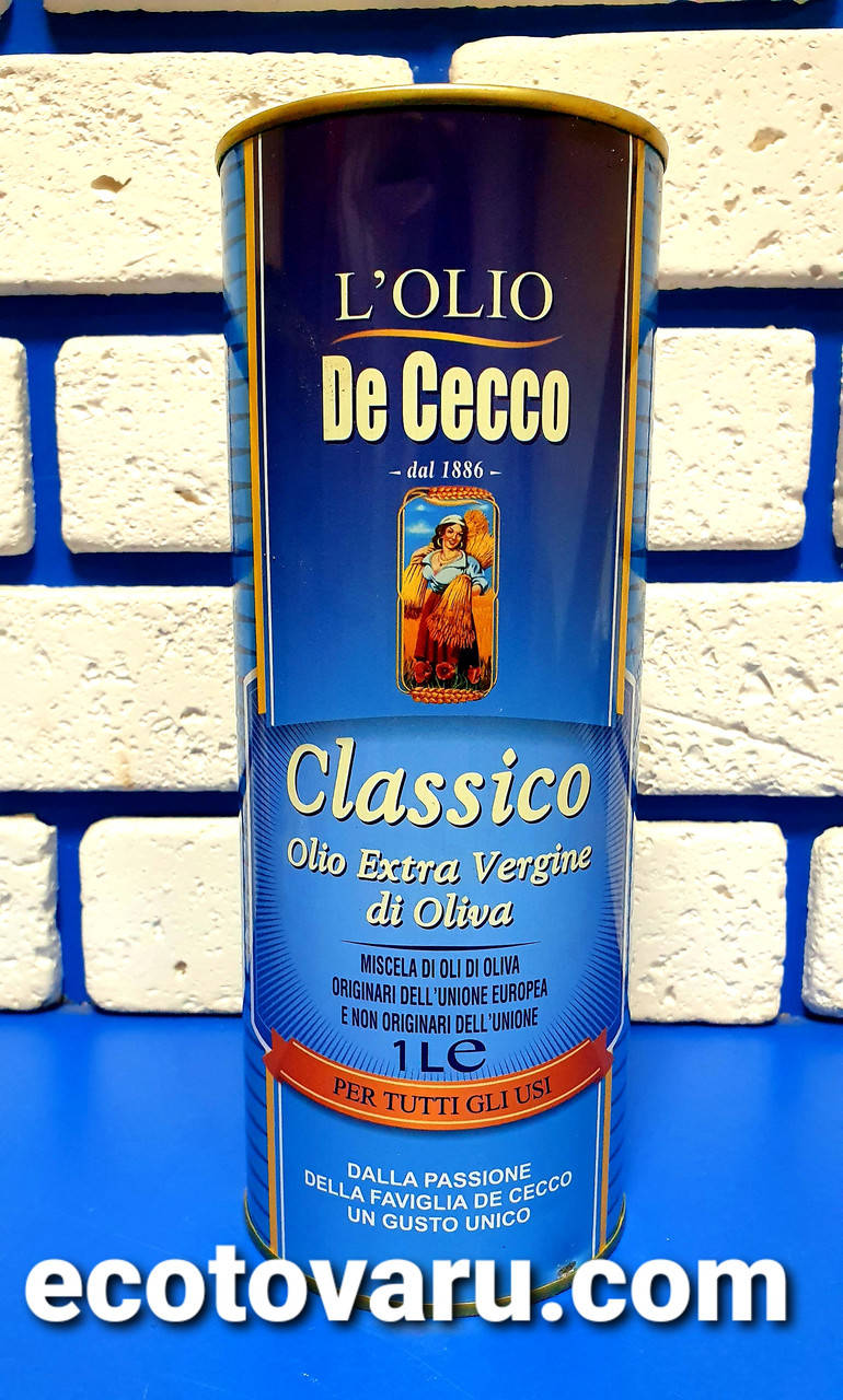 

Масло Оливковое DeCecco 1л Классик ж\б