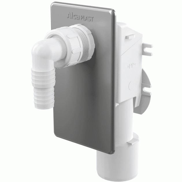 

Сифон для стиральной машины под штукатурку нержавеющая сталь Alcaplast APS3