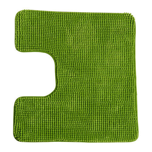 

ТОФТБУ Коврик в туалет, зеленый, 60х55 см, 10252479, IKEA, ИКЕА, TOFTBO, Зелёный