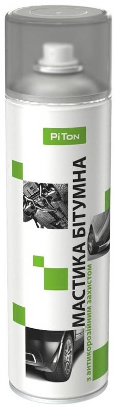 

Аэрозольная антикоррозийна мастика 500 мл битумная PiTon