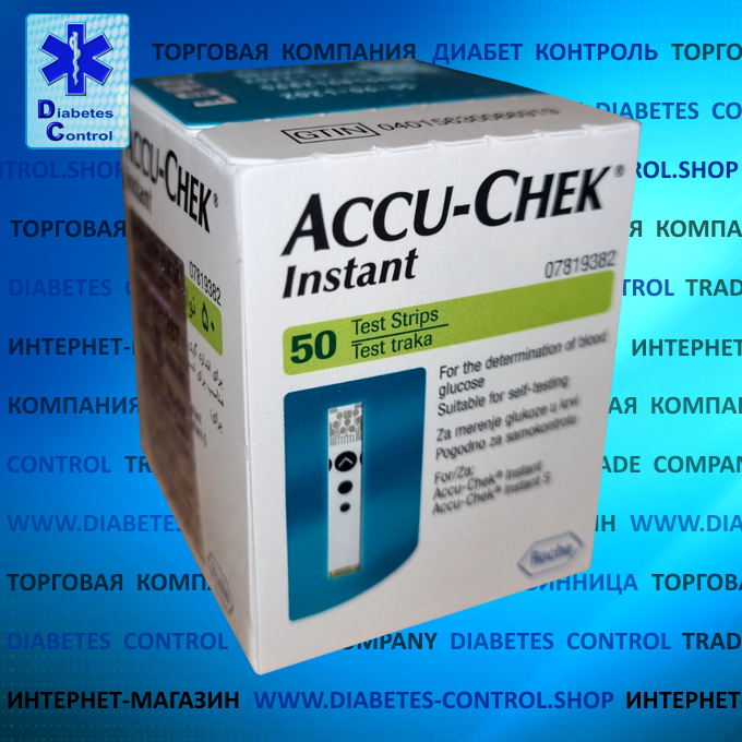 

Тест-полоски Accu-Chek Instant / Акку-Чек Инстант, 50 шт.