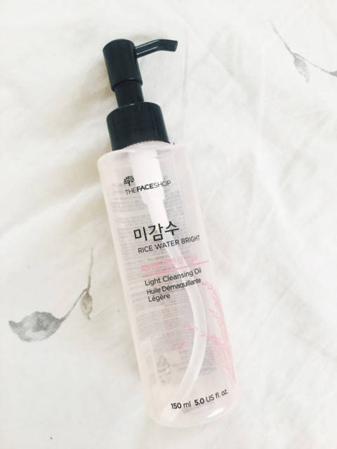 

Гидрофильное масло The Face Shop Rice Water Bright Cleansing Light Oil