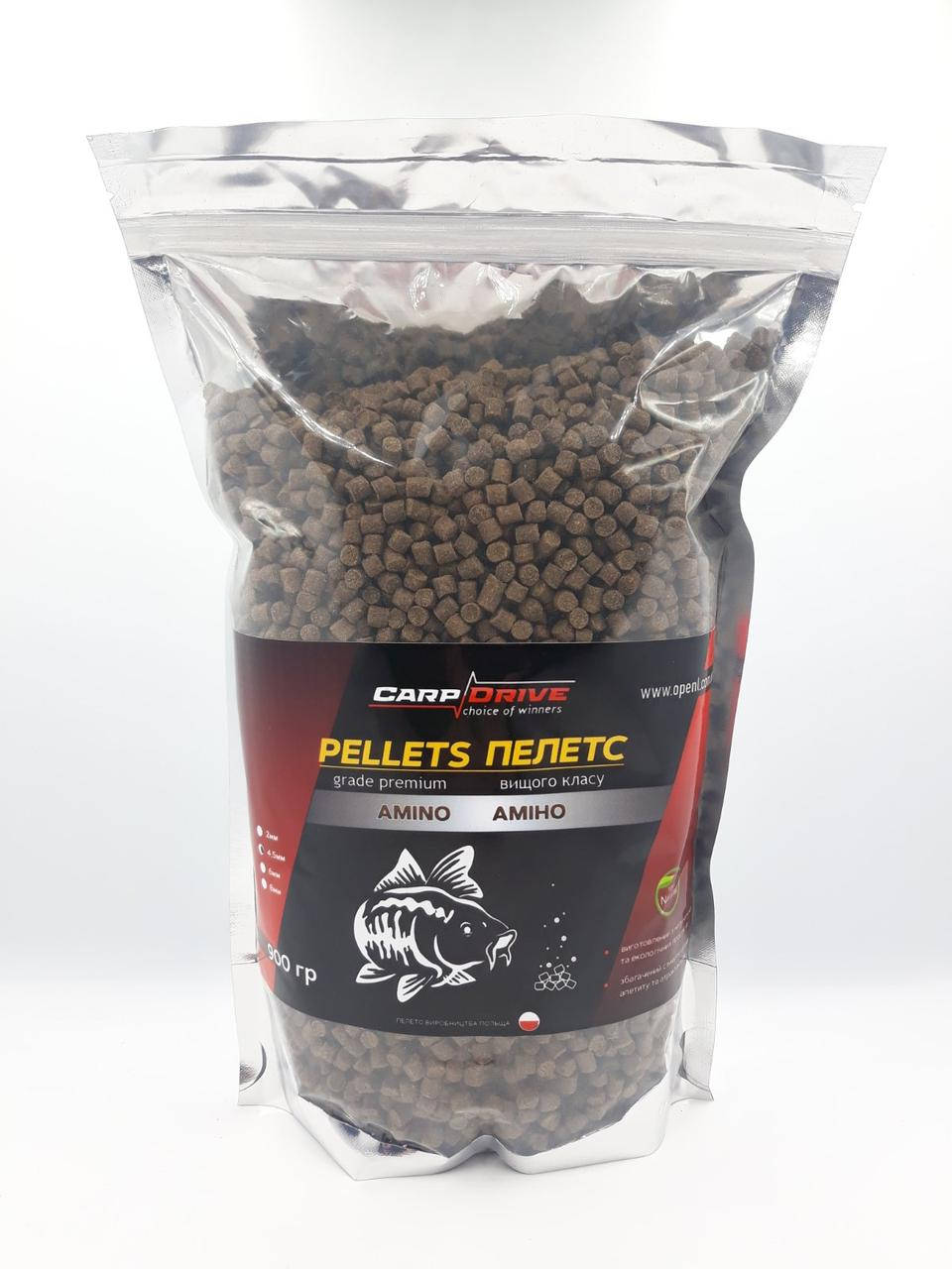 

Pellets, пеллетс карповый, пеллетс Amino (Амино) Carp Drive 4.5 мм 900гр