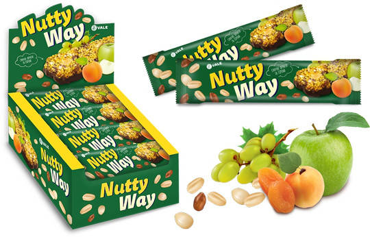 

Батончики мюсли NUTTY WAY
