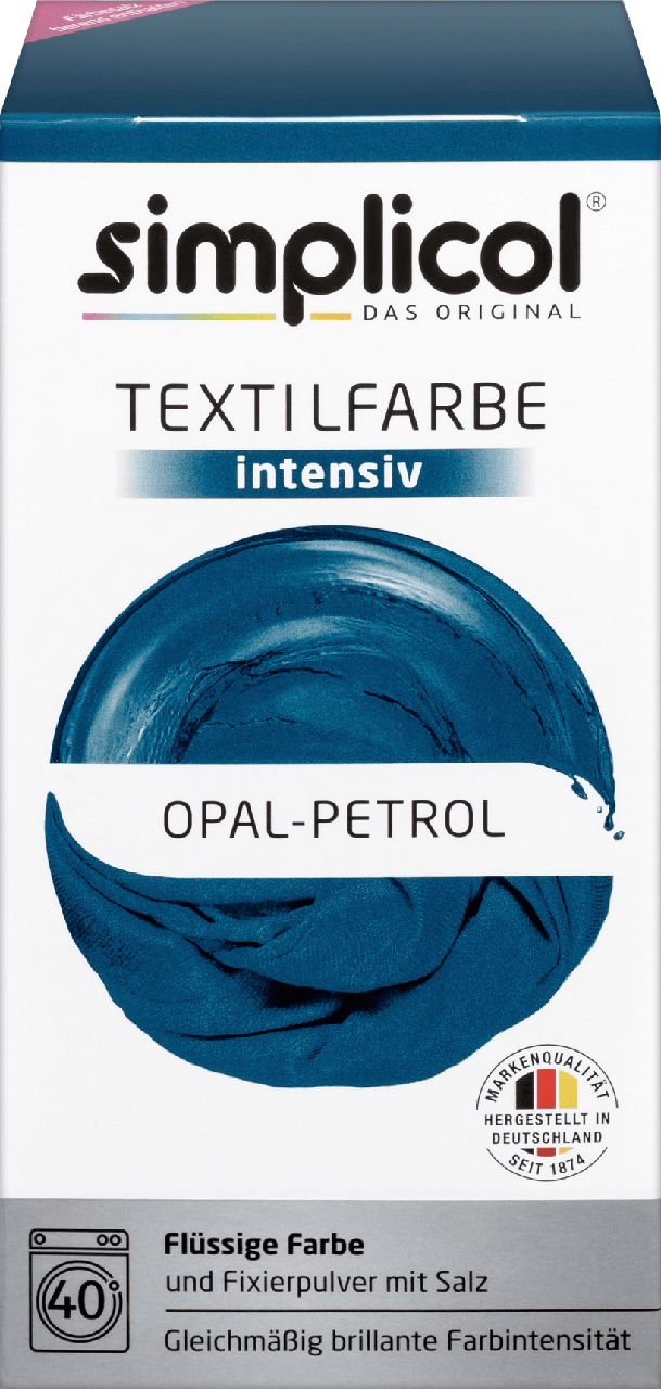 

Текстильная краска Simplicol Intensiv Opal Petrol, 150мл+400г