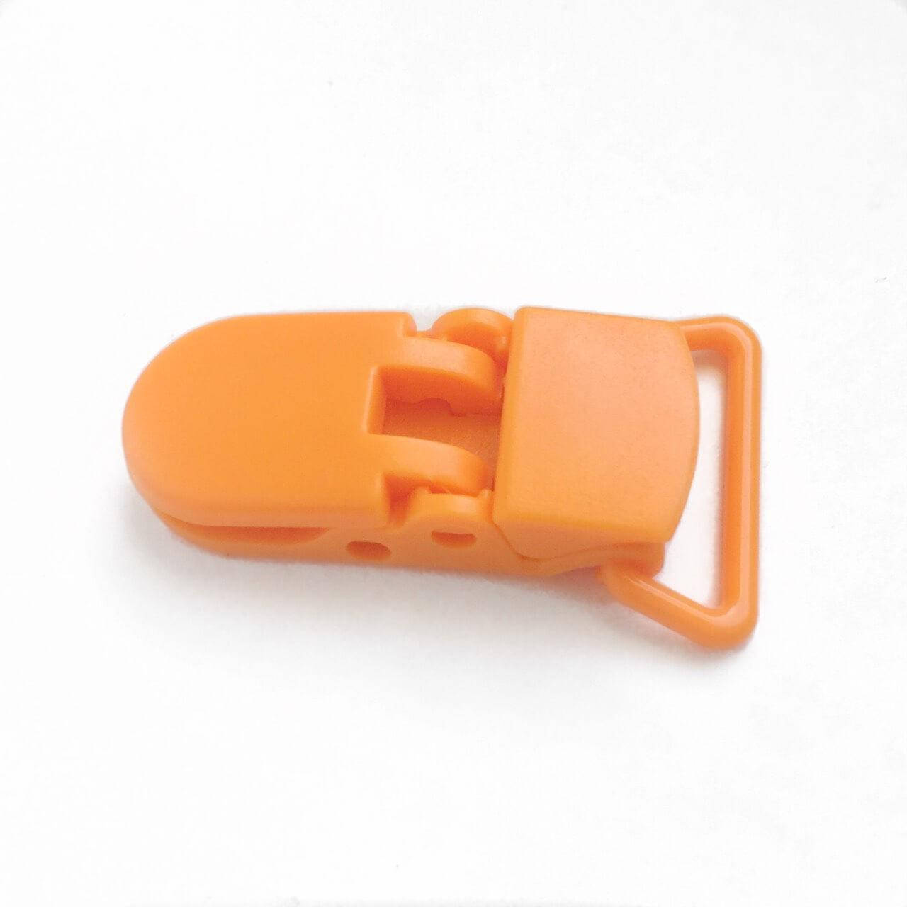 

Клипса пластиковая для пустышки, оранжевая, Оранжевый
