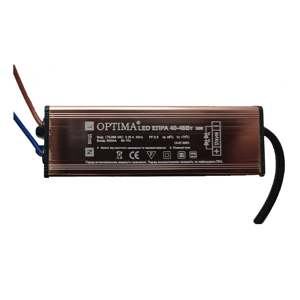 

Ремкомплект драйвер для панели 600x600 40-45W Optima