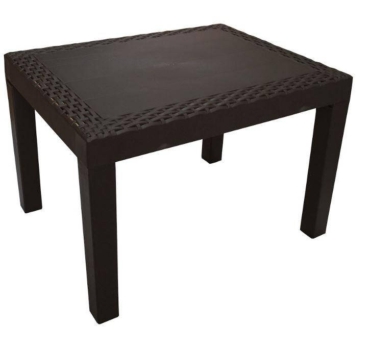

Стол садовый журнальный JACK 59x46x40 коричневый