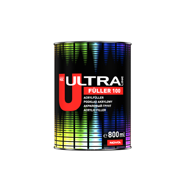 

Грунт акриловый NOVOL ULTRA FÜLLER 100 5+1 белый 0.8 л + отвердитель 0.16 л.