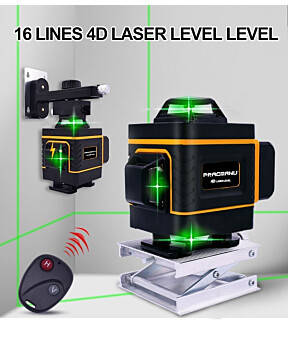 

Лазерный уровень 4D pracmanu (16 линий), лазерный нивелир