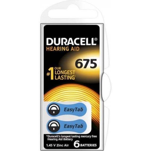 

Батарейка для слуховых аппаратов Duracell ZA675, PR44, 1.45V