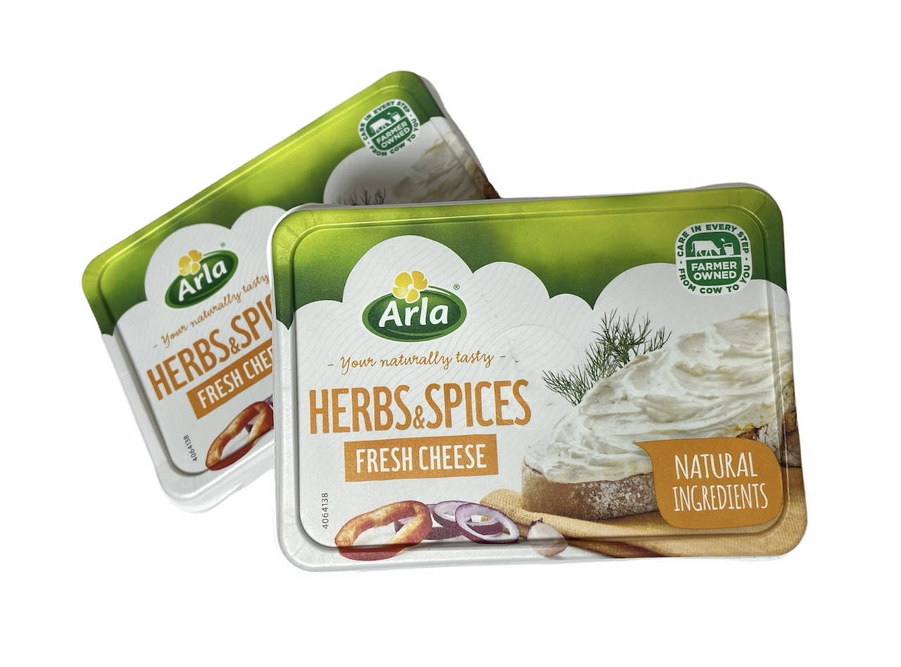 

Крем-сир Arla Fresh Cheese Спеції і трави 150 г 5760466854108