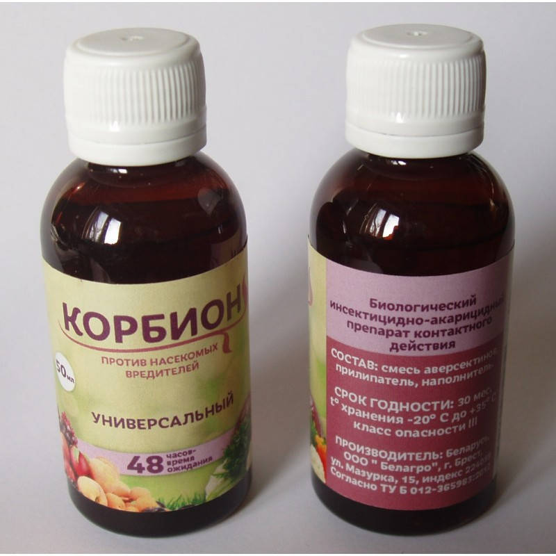 

Биоинсектицид-акарицид Корбион универсальный 50 мл
