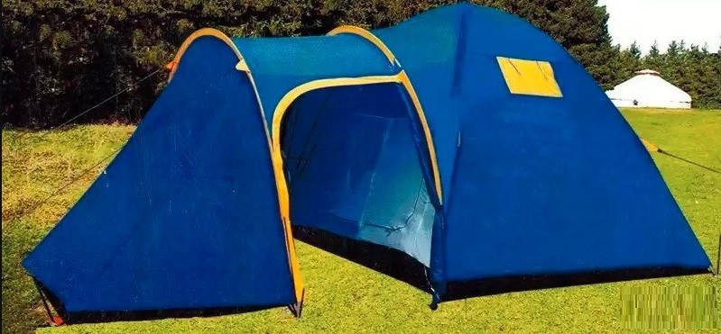 

Палатка туристическая кемпинговая 6-ти местная с тамбуром Lanyu LY-1636