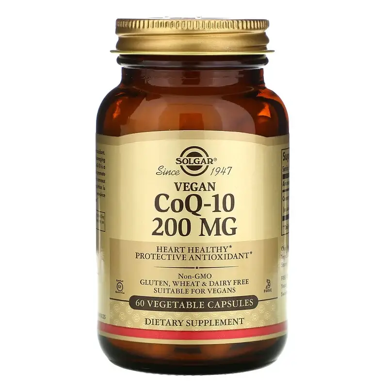 

Коэнзим Q10 (CoQ-10), Solgar, 200 мг, 60 капсул (SOL-00949)