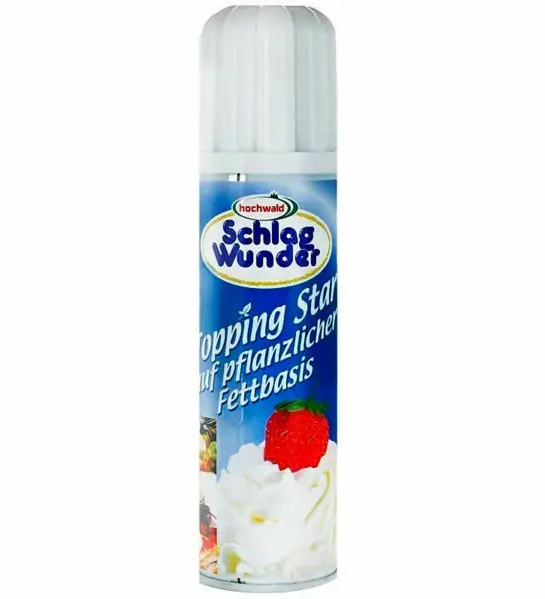 

Взбитые сливки Schlag Wunder Topping Star Hochwald , 250 г