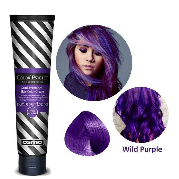 

Osmo Color Psycho. Прямой пигмент для яркого окрашивания волос, 150 мл. Wild Purple. Дикий пурпурный.