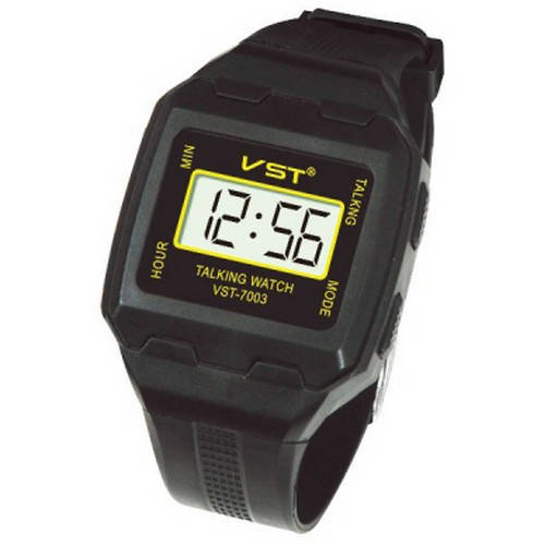 

Часы наручные говорящие vst для слепых, слабовидящих людей, сообщают текущее время, крупная кнопка