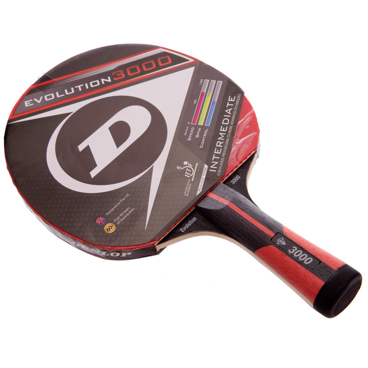 

Ракетка для настольного тенниса DUNLOP MT-679197 EVOLUTION 3000 цвета в ассортименте