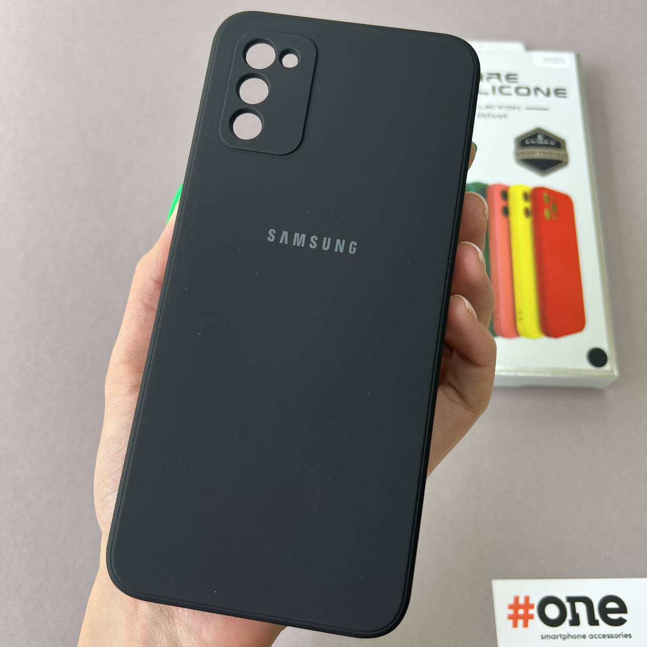 

Чехол для Samsung Galaxy A02s с микрофиброй защитой для камеры чехол на телефон самсунг а02с черный S1Q