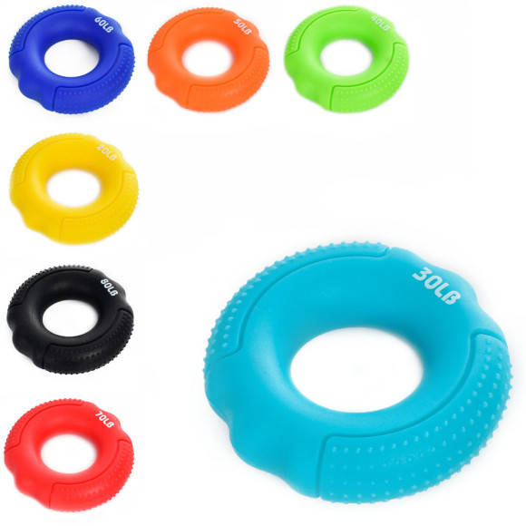 

Эспандер-кольцо (бублик), кистевой, MS 3410, 20-80 lb, разн. цвета