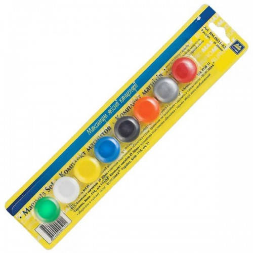 

Комплект магнитов, 8шт. х 20мм, BUROMAX BM.0021-82