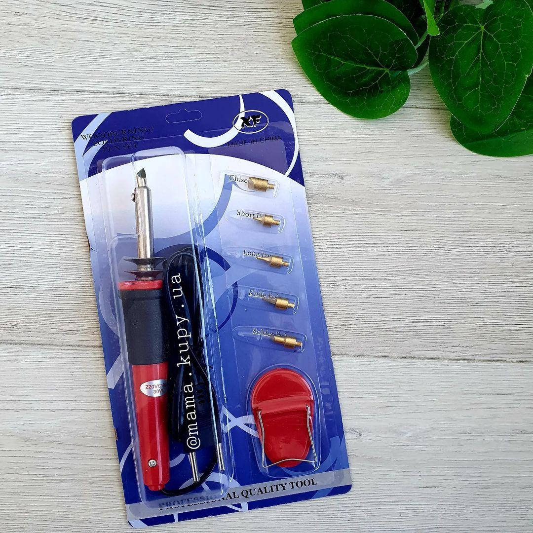 

Выжигатель по дереву CY2419 художественный 5 насадок