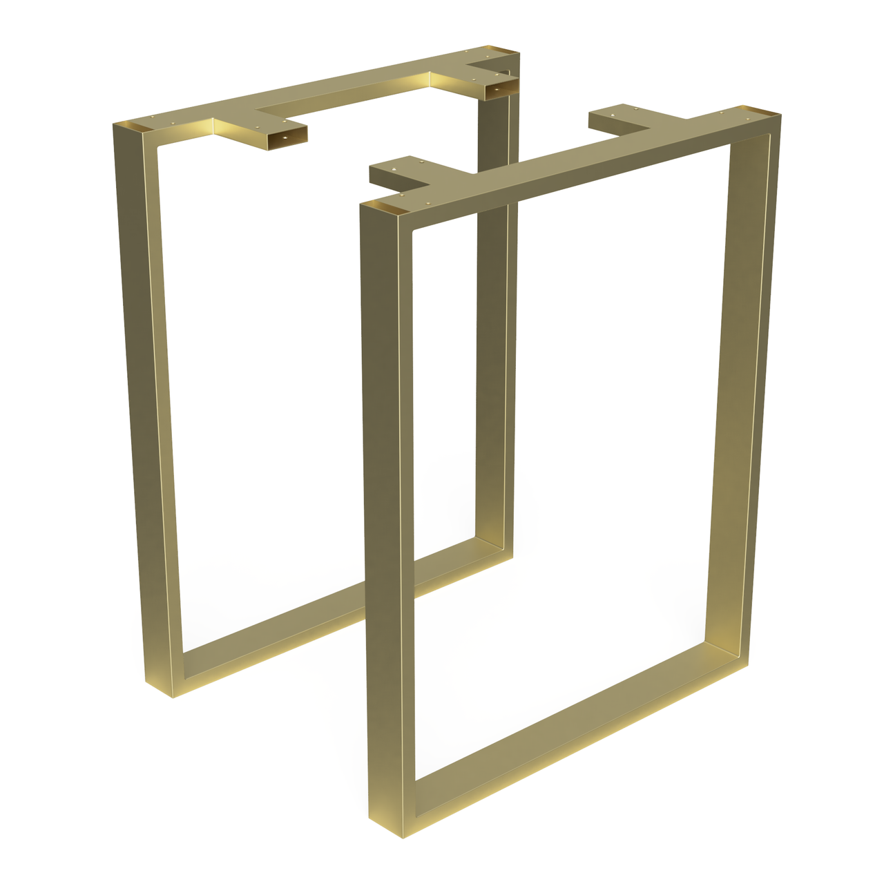 

Опора ножка для стола из металла 600×160mm, H=730mm Золото