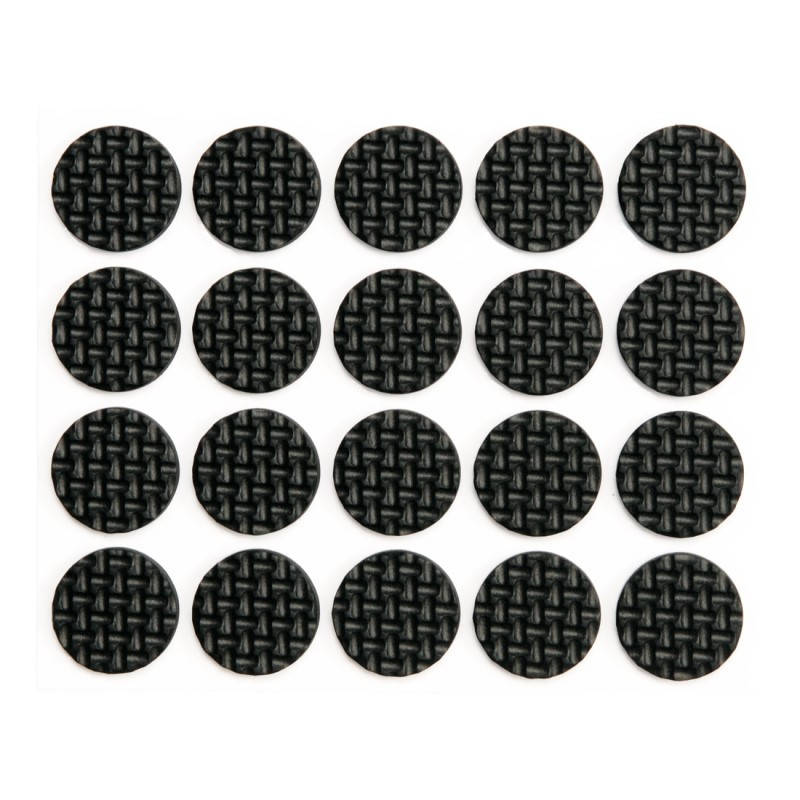 

Протектор самоклеющийся антискользящий VOREL 20 мм набор 20шт (черные)