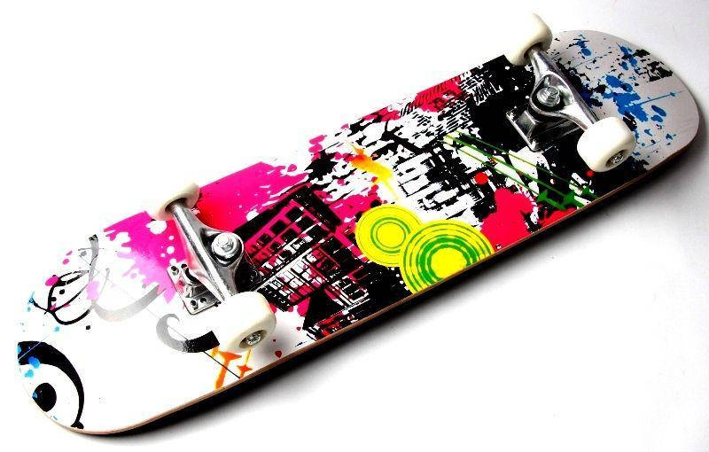 

Скейтборд деревянный Original Skateboards скейт "RAINBOW", Черный